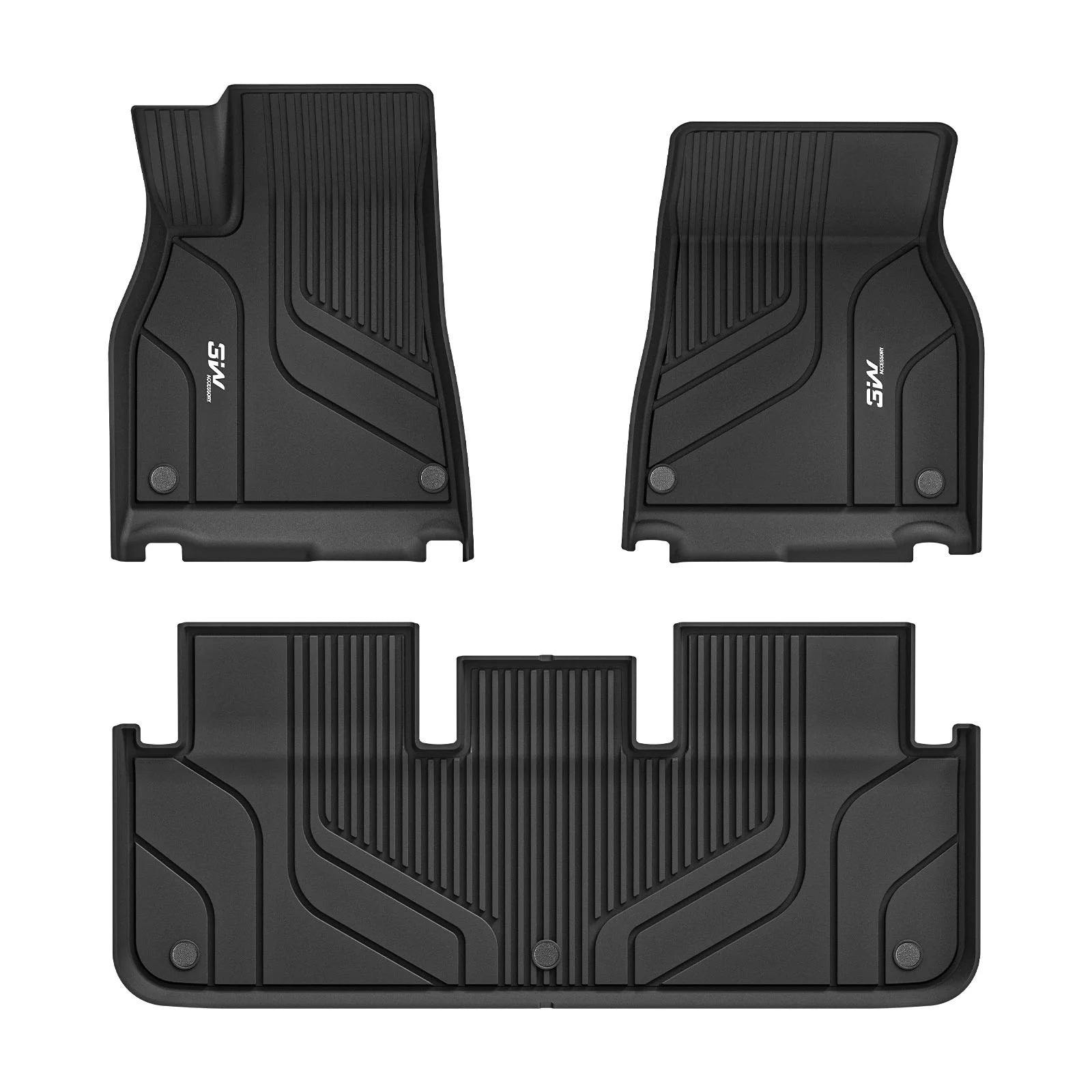 3W Auto Mats Storage Mats For Tesla Model S 2022-2024 LHD